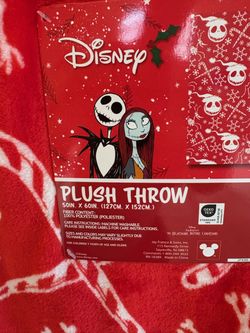 * Brand new nightmare before christmas sally jack plush blanket