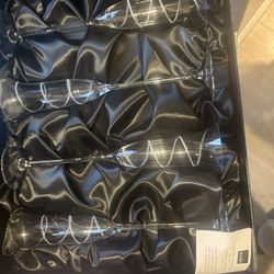 Rogaska Crystal Champagne Flutes