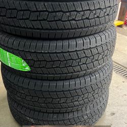  New tires 225/65/17 all season mount and balance recycling included in price $480