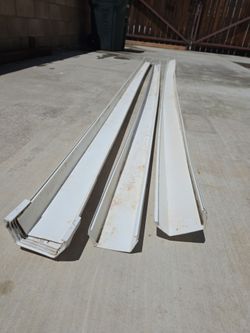 Vinyl gutters