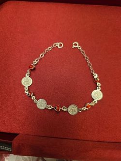 Silver 925 evil eye bracelet