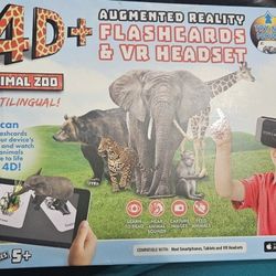 4D Augmented Reality Flashcards And Vr Headset