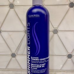 Clairol Shimmer Lights Conditioner, Blond Toning Conditioner. 16 oz New