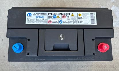 H7F Mopar OEM Mopar Battery, BBH7F001AA