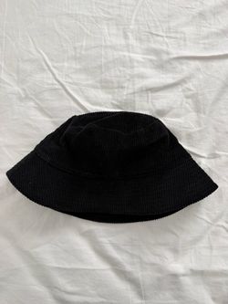 Corduroy Bucket Hat - BLACK