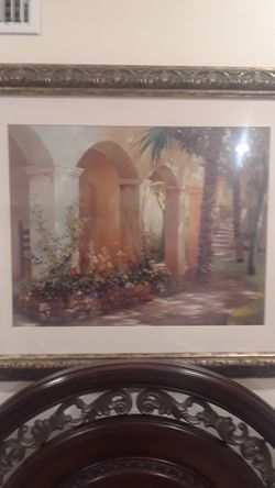 Large Tuscany picture of Garden 30×40.