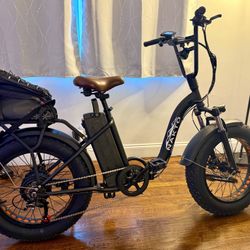 🔥 Nakto Folding OX E-Bike – Fully Loaded, Only 4 Miles