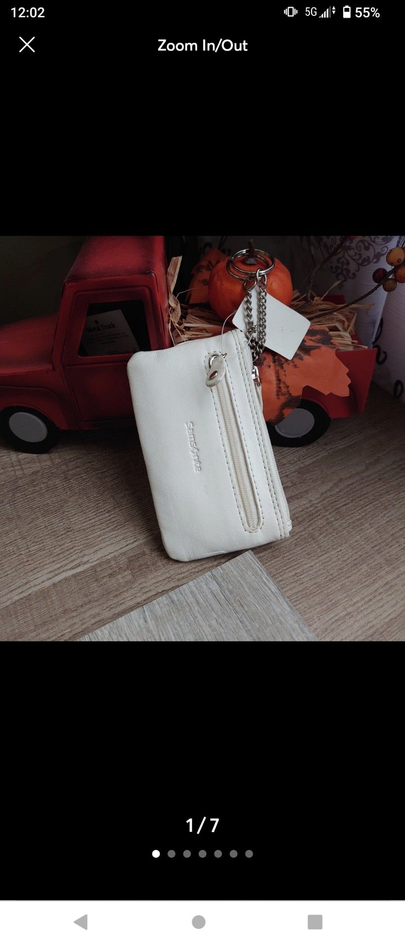 Samsonite Attack SLG Key Case White & Black FROM GERMANY