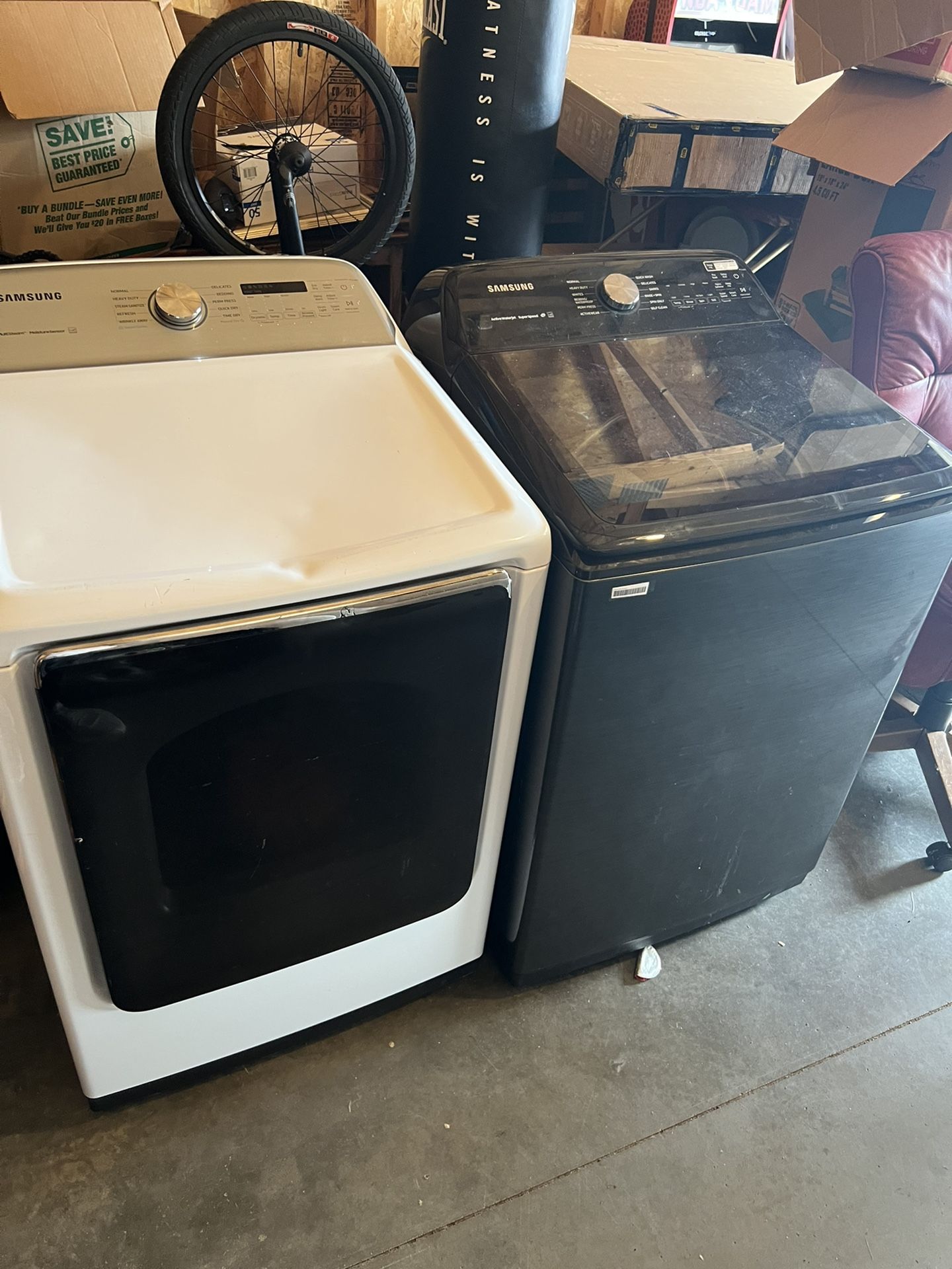 Samsung Washing Machine And Dryer Set
