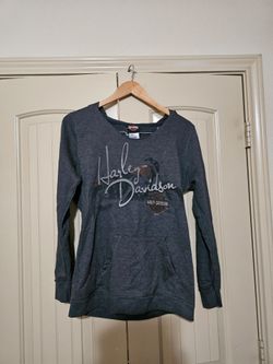 Women's Harley-Davidson Gray Pullover Sweatshirt