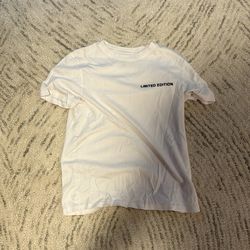 White “Limited Edition” Minimalist T-Shirt