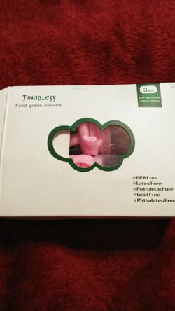 NIB TinaBless 2 pack Pacifiers/teething ring