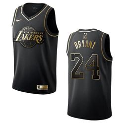 Men’s LA Laker’s #24 Kobe Bryant Golden Edition Jersey