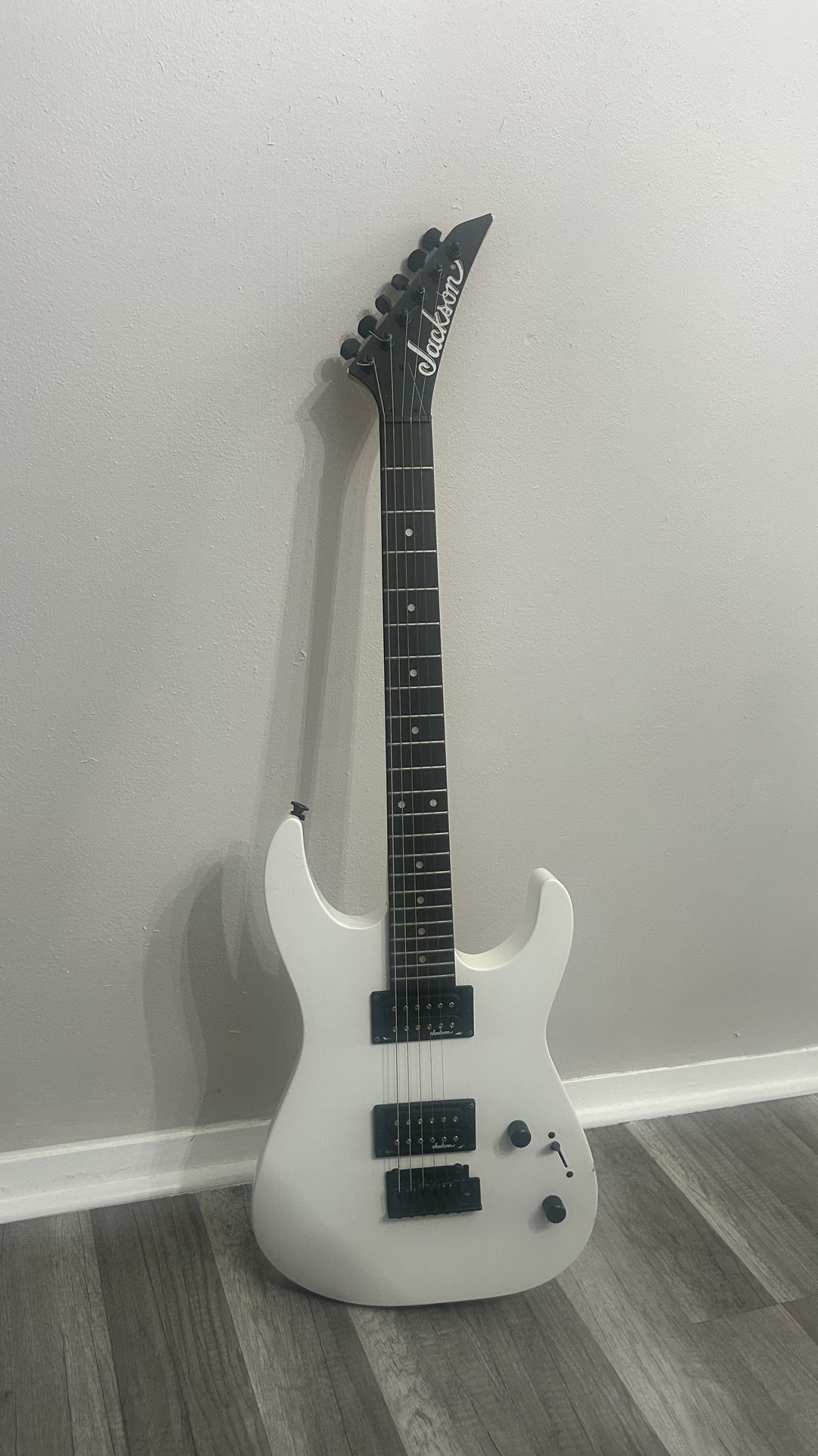 Jackson White Body Electric Guitar