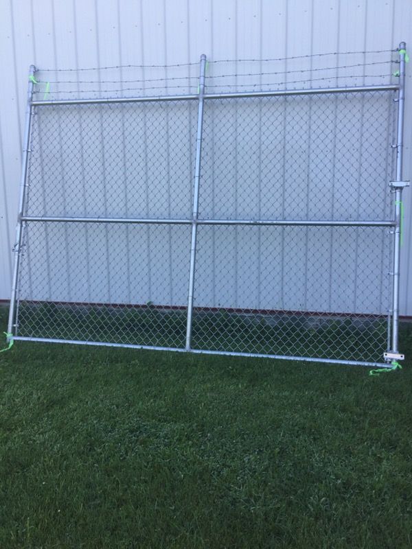 8 ft tall 6 month old chain link fencing. $5000 obo