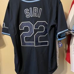 Tampa Bay Rays Jose Siri 22 Medium Jersey MLB Baseball 