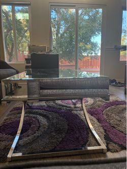Rectangular Glass Table