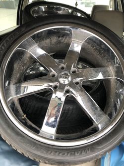 600 obo come with new tires perfect for an expedition 1 small bend in one rim but it still holds air