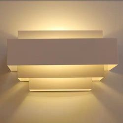 WITHE MODERN IRON WALL SCONCE LIGHT