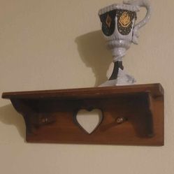 Wood Heart Shelves