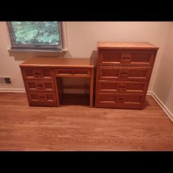STANLEY® FURNITURE DESK W/CHAIR AND CHEST BEST OFFER!