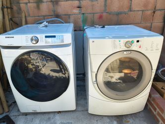 Samsung Washer and Whirlpool Duet Dryer Set