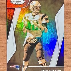 2017 Panini Certified TOM BRADY Gold Team Holo Insert #GT-TB  NE Patriots