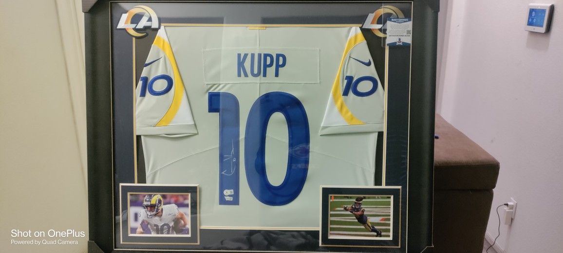 Cooper KUPP MVP JERSEY #10 RAMS LIMITED EDITION , ONLY TWO(2) LIKE THIS.....FOR REAL RAMS  FANS Imma Save Fo Season Opener!!!