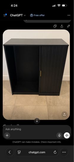 Small fridge cabinet