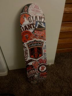 Sf Giants ws champ skateboard