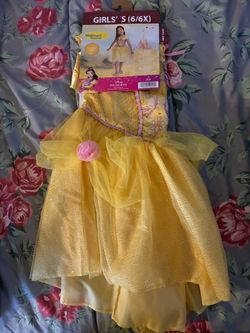 Disney Princess Belle Girls Costume Size S (6/6X)
