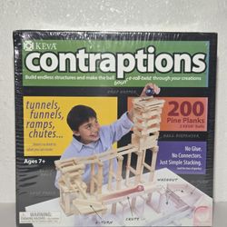 Keva Contraptions 200 Pine Planks Wooden Block Construction Set MindWare