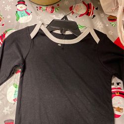 24 Month black onesie