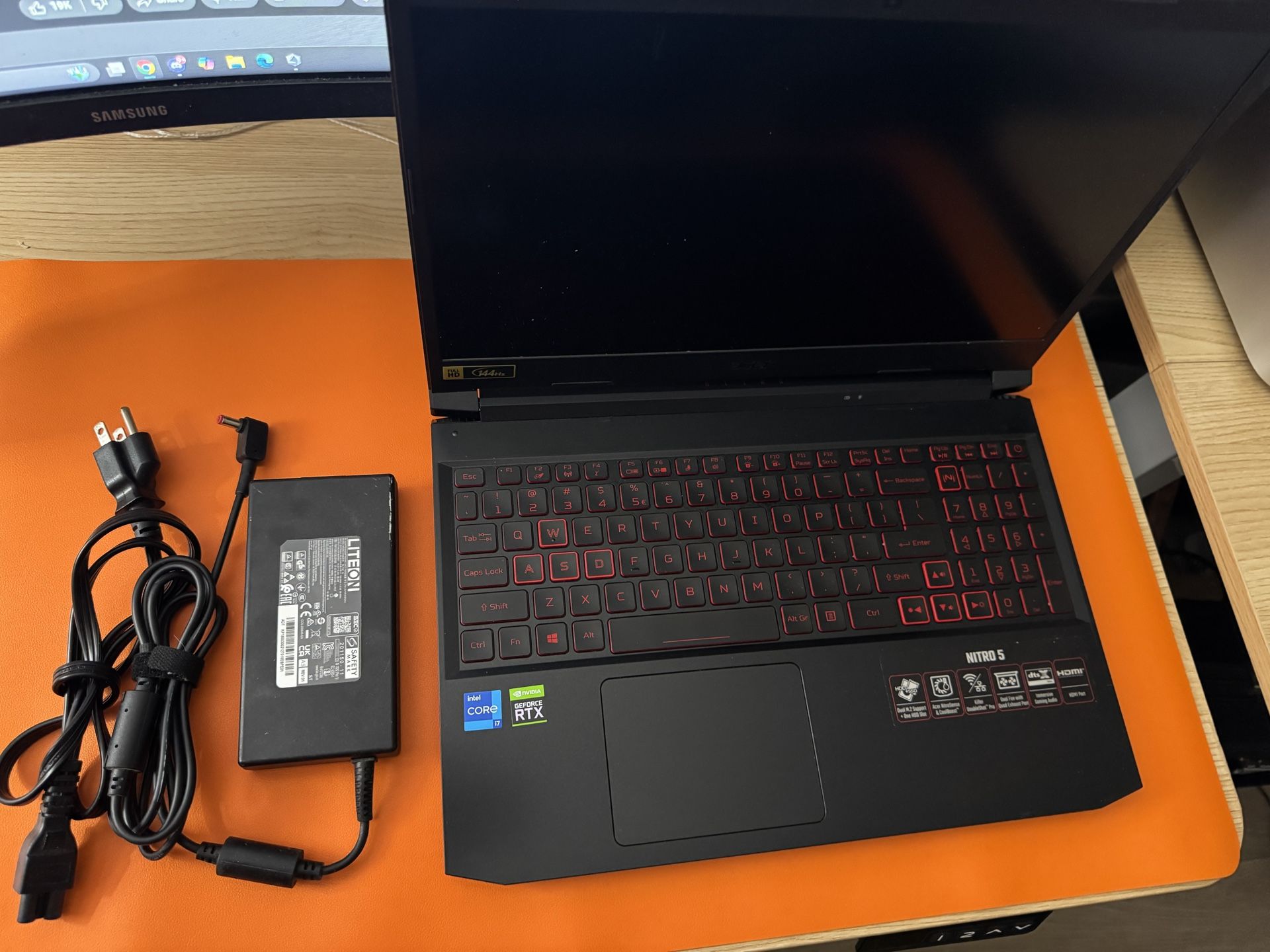Acer - Nitro 5 - 15.6" FHD 144Hz IPS Gaming Laptop - Intel 11th Gen i7 - NVIDIA GeForce RTX 3050 Ti - 16GB DDR4 - 512GB SSD