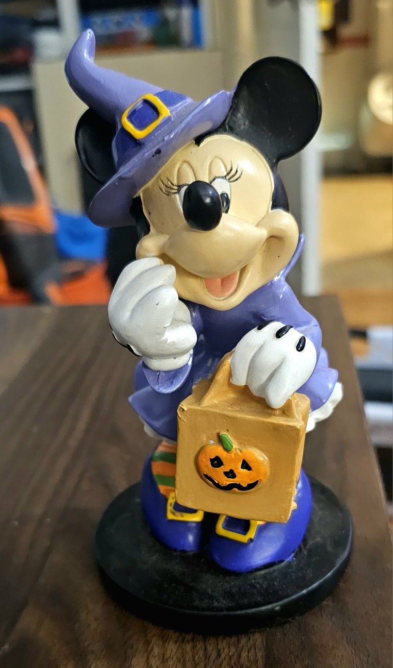 Halloween Minnie Witch Figurine