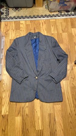 Counterparts Plaid Blazer with Blue Lining, Woman size 8