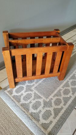 Craftsman Mission Magazine Rack