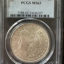 1889 Morgan Silver Dollar MS63