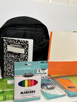 Back to School Backpack with Supplies!!