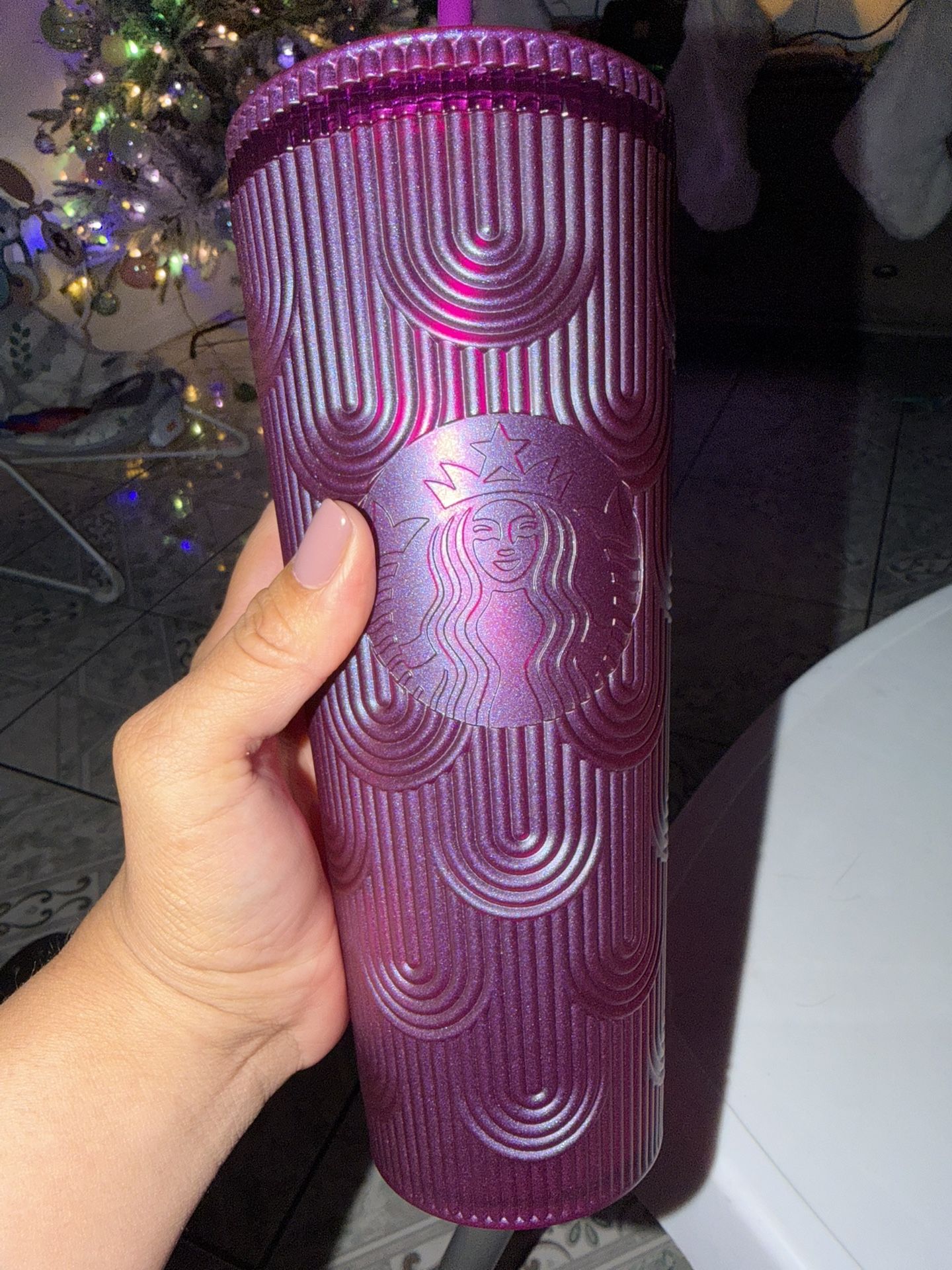 Purple Starbucks Cup