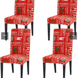 Christmas Cover Chair (6 Pzas For $10.00)