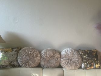 Decorated Couch Pillows