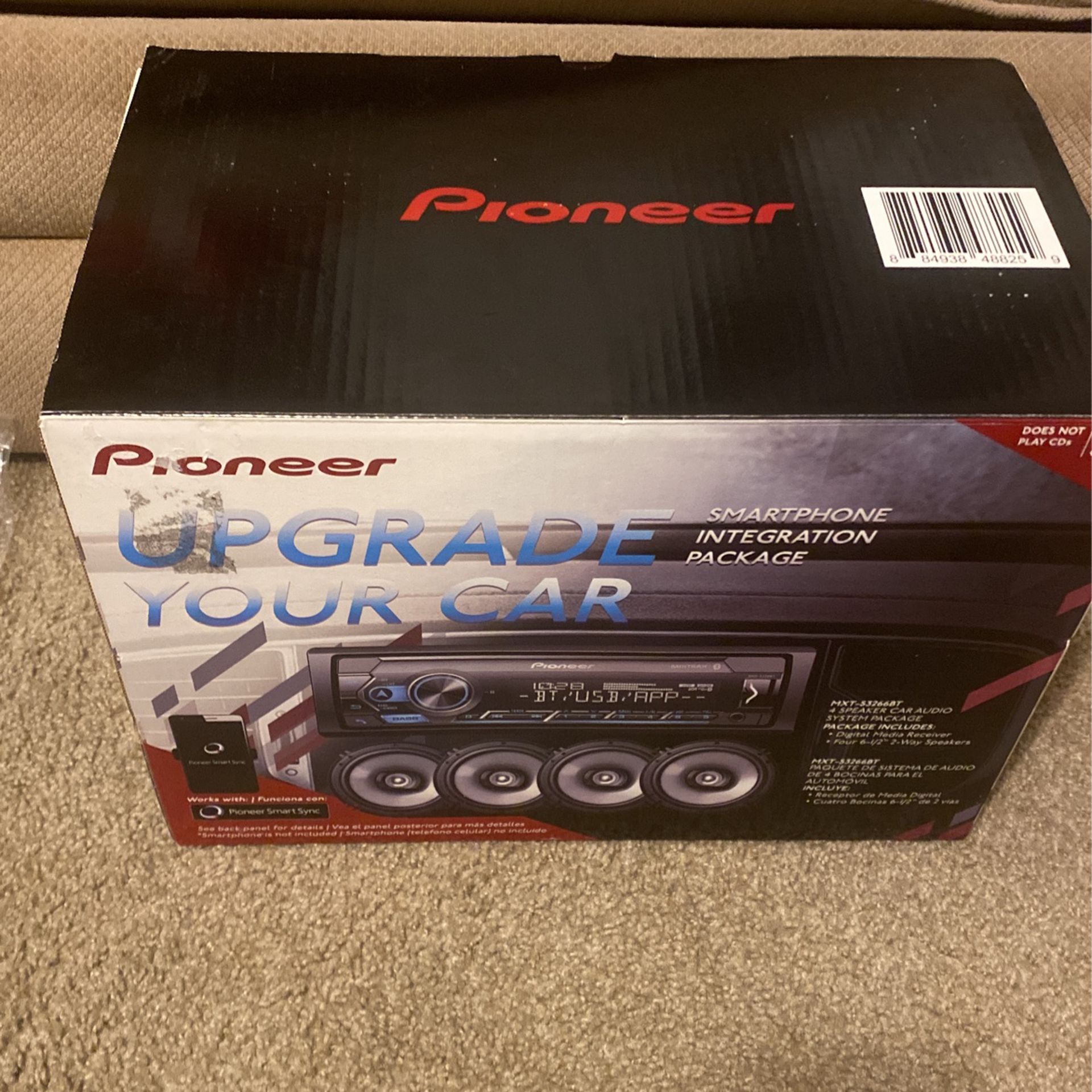 Pioneer Smart Sync Car Stereo/ Speaker System