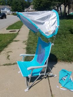 New Gci Waterside Big Surf Beach Chair With Sunshade For Sale In Kansas City Mo Offerup