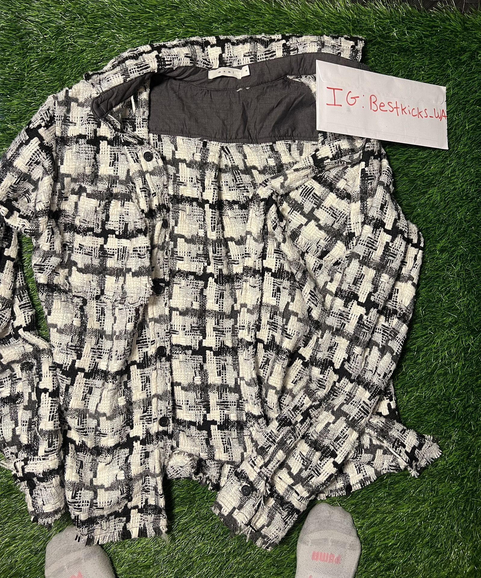 MNML Raw Edge Flannel Shirt 