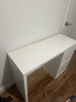 White desk
