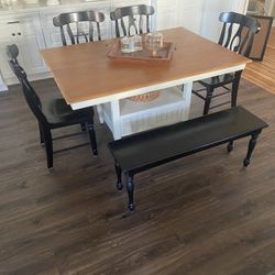 Dining Table, and  Bench