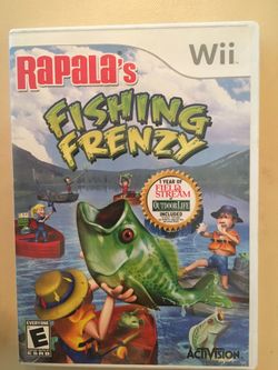 Nintendo Wii fishing frenzy