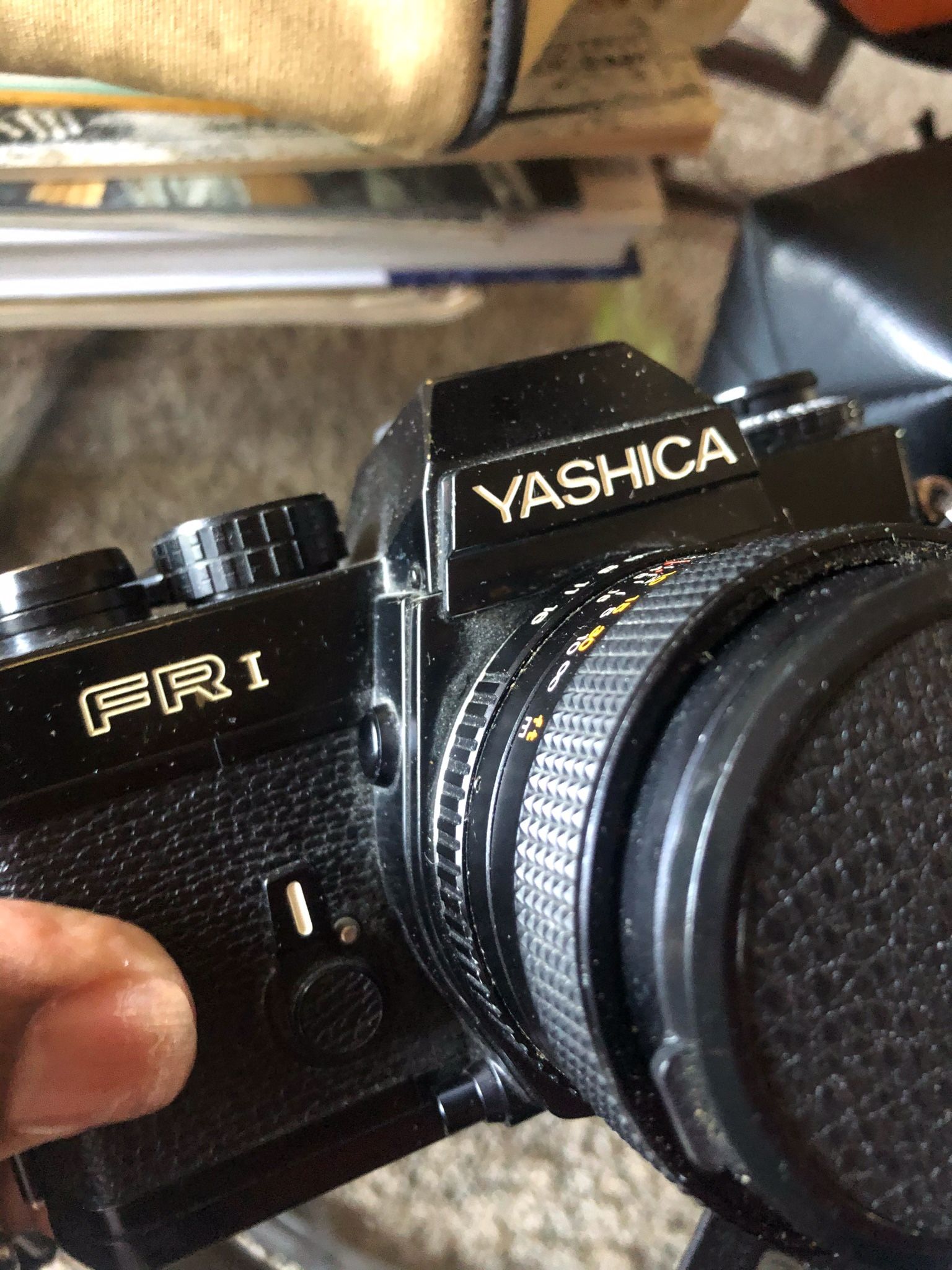 Yashica FR1 Film Camera (2) Lenses Excellent Condition 