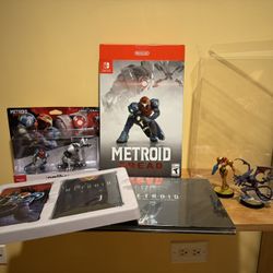 Metroid Dread Special Edition (Nintendo Switch, 2021) plus Amiibo NEW